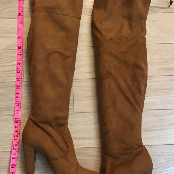 Zigisoho faux suede over the knee boots - Picture 5 of 6
